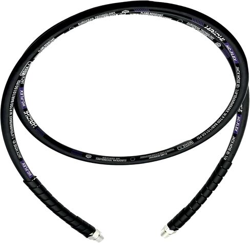 6' 10150psi High Pressure Hydraulic Hose Coupler 3/8" NPT thread Hydraulic Hose Assembly,1/4" ID x 6ft (BLACK, 6' 10150 PSI 3/8") in Kuwait