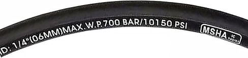 6' 10150psi High Pressure Hydraulic Hose Coupler 3/8" NPT thread Hydraulic Hose Assembly,1/4" ID x 6ft (BLACK, 6' 10150 PSI 3/8") in Kuwait