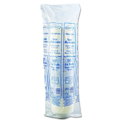 Dart 5BWWC 5-6 oz White Unlaminated Foam Bowl (Case of 1000) in Kuwait
