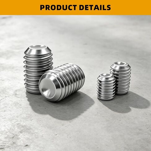 540PCS Stainless Steel Set Screw Assortment Kit, Allen Hex Socket Grub Screws Set,M2 M3 M4 M5 M6 M8 Set Screws with Allen Wrench for Door Handles, Locks, Electronics, Bathroom Fixtures & DIY Projects in Kuwait