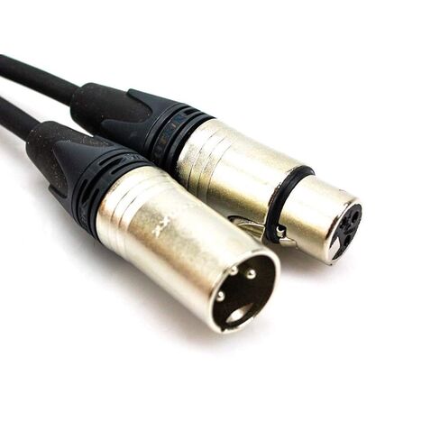 كابل ميكروفون Pro Co Sound Excellines مقاس 15 بوصة XLR (M) إلى XLR (F) Lo-z، مقاس 2 × 24 مع موصلات نيوتريك in Kuwait