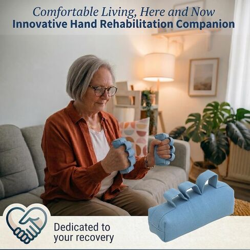 Hand Contracture Cushion with Finger Separators, Soft Hand Positioning Aid | Palm Grip Rehabilitation Support for Stroke, Arthritis, Parkinson’s, Dementia & Spasticity Relief, 1 Pc in Kuwait