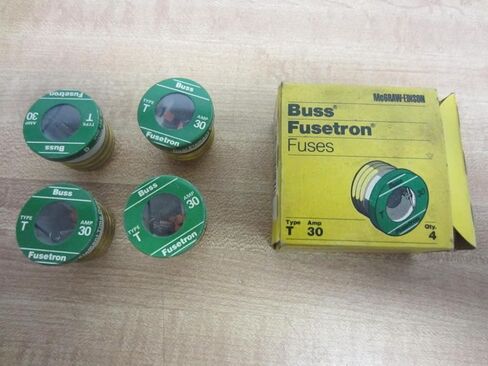 Bussmann T 30 Fusetron Dual Element Time Delay Fuse T30 (Pack of 4) in Kuwait
