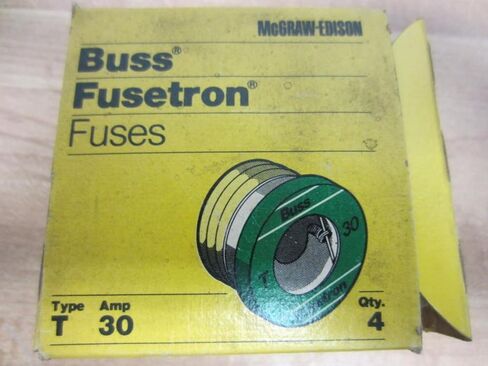 Bussmann T 30 Fusetron Dual Element Time Delay Fuse T30 (Pack of 4) in Kuwait