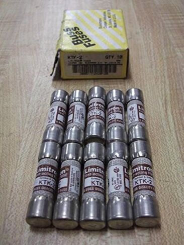 Bussmann KTK-2 Limitron Fuse 2 AMP KTK2 (Pack of 10) in Kuwait