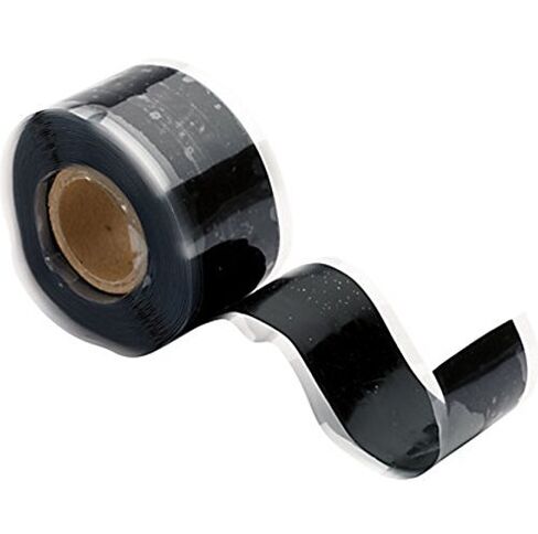 Rescue Tape Self-Fusing Pipe Repair Tape, 12 ft L, 1 in W, 13/64 in Thick, Black - 4 Pack in Kuwait