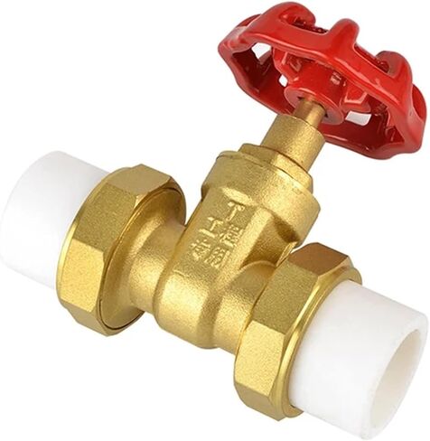 Brass Gate Valve Hot Melt Double Union PPR20/25/32/40/50/63 Tap Water Pipe Switch(PPR40) in Kuwait