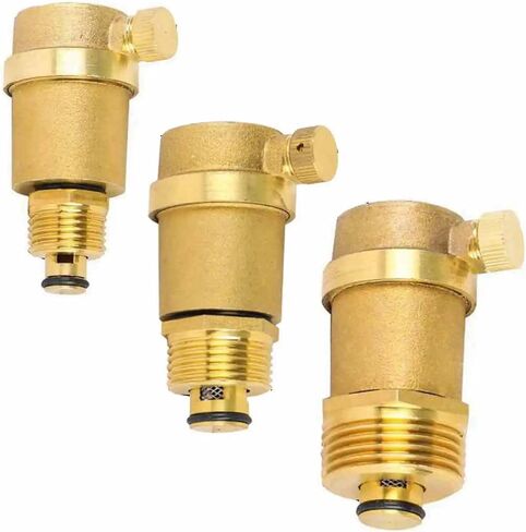 1/2" 3/4" 1" Male Brass Automatic Air Release Valve Vent Valve for Heating Pipe(0.75 Inch) in Kuwait