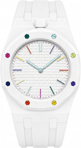 Premium Soft-Touch Silicone Strap Compatible with the Swatch Royal Pop Collection – Precision-Molded Housing with Stainless Steel Buckle in Kuwait