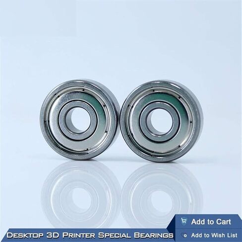 للطابعة المكتبية ثلاثية الأبعاد محمل خاص 625ZZ 5X16X5mm لـ Mini kogellager 625 لأجزاء Kossel Prusa i3 in Kuwait