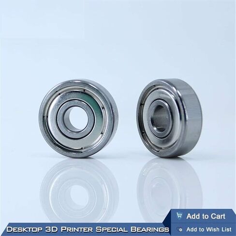 للطابعة المكتبية ثلاثية الأبعاد محمل خاص 625ZZ 5X16X5mm لـ Mini kogellager 625 لأجزاء Kossel Prusa i3 in Kuwait