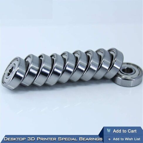 للطابعة المكتبية ثلاثية الأبعاد محمل خاص 625ZZ 5X16X5mm لـ Mini kogellager 625 لأجزاء Kossel Prusa i3 in Kuwait