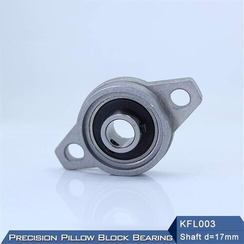 Bearing Housings KFL003 Mounted 17mm Shaft Diameter KFL Zinc Alloy Pillow Block Housing Flange Bearings FL003 in Kuwait