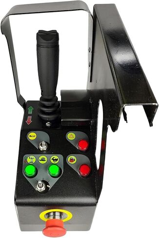 4000306220 Platform Control Box Fit for Haulotte Optimum 6 Compact 8 Compact 10N Scissor Lift w/ Movement Joystick Front Axle Steering Selector Assembly 9 Pin Red Plug in Kuwait
