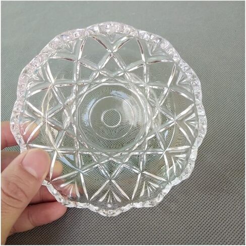 Hanging Crystals Prisms 1pcs/lot European Style Crystal lamp Elbow Support Transparent Glass Bowl Hangings Crystals for Decoration in Kuwait