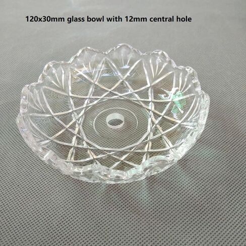 Hanging Crystals Prisms 1pcs/lot European Style Crystal lamp Elbow Support Transparent Glass Bowl Hangings Crystals for Decoration in Kuwait