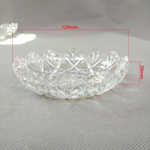Hanging Crystals Prisms 1pcs/lot European Style Crystal lamp Elbow Support Transparent Glass Bowl Hangings Crystals for Decoration in Kuwait