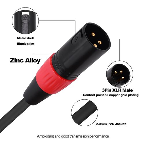 XLR 3 دبوس ذكر إلى 5 دبوس أنثى محول الصوت DMX كابل مكبرات الصوت الحبل للميكروفون DMX ضوء المرحلة-1 متر/3.3FT in Kuwait