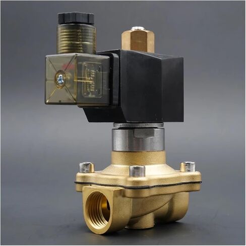 صمام الملف اللولبي 1/4 "3/8" 1/2 "3/4" صمام مفتوح عادة صمام مياه نحاسي 220 فولت 24 فولت (DC24V-VITON) in Kuwait