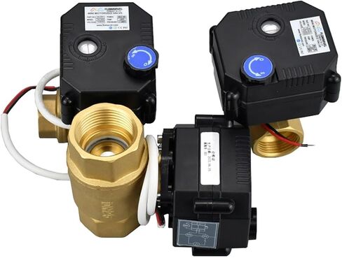1/2" 3/4" 1" IP65 Waterproof Motorized Ball Valve with Manual Switch DC9v DC12v DC24v Brass Electrical Ball Valves(9vdc-cr02,DN20) in Kuwait