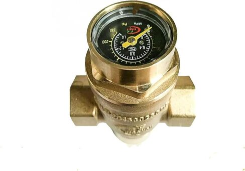 Water Pressure Regulator Valves with Pressure Gauge Pressure Maintaining Valve Water Pressure Reducing Valve DN15-DN50(DN25) in Kuwait