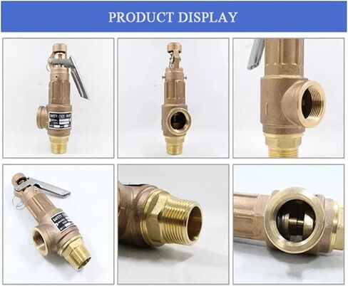 1pcs Valve with Handle for Pressure Tank Spring Type Temperature & Pressure Relief valves(20-30bar) in Kuwait