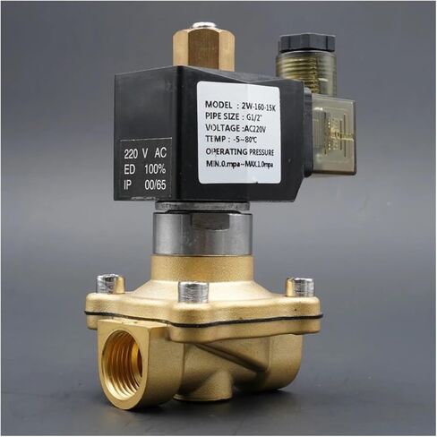 صمام الملف اللولبي 1/4 "3/8" 1/2 "3/4" صمام مفتوح عادة صمام مياه نحاسي 220 فولت 24 فولت (AC220V-EPDM) in Kuwait