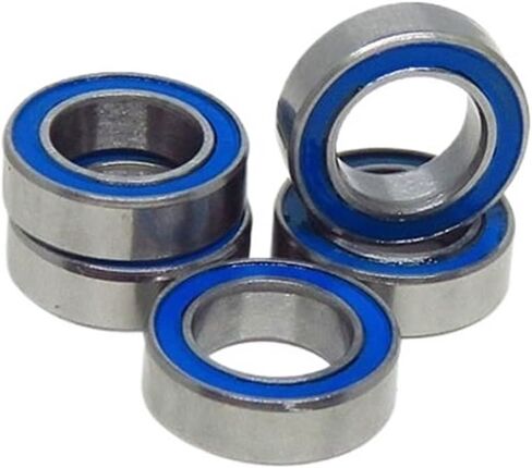 10 قطع MR106 2RS 6x10x3 ملليمتر الأزرق سدادة مطاطية مصغرة 6 3 كرة أخدود عميقة تحمل MR106RS L1060 * ABEC-3(MR125-2RS 5x12x4 مللي متر) in Kuwait