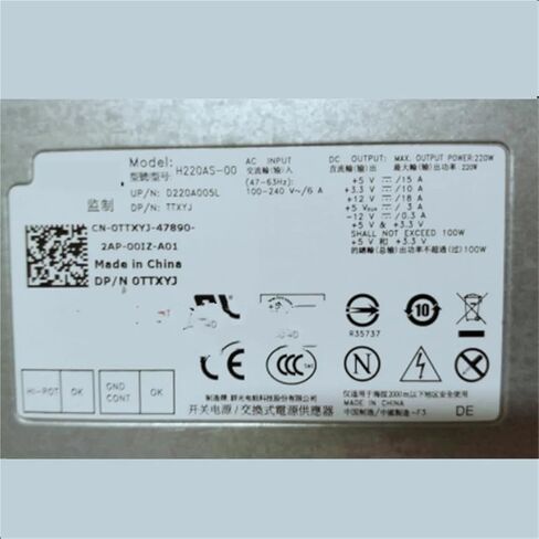 Power Supply Adapter for 270S 660S PSU H220AS-00 L220AS-00 TTXYJ R82H5 in Kuwait