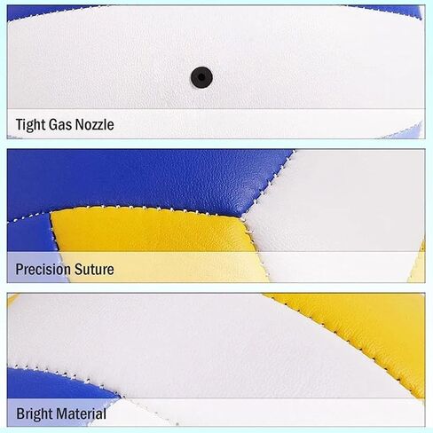 Official Size 5 Volleyball, Soft Indoor Outdoor Volleyball for Game Gym Training Beach Play in Kuwait