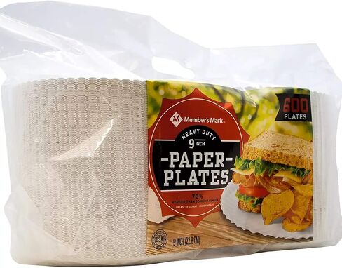 Daily Chef Heavy Duty 9" Paper Plate (600ct.) in Kuwait