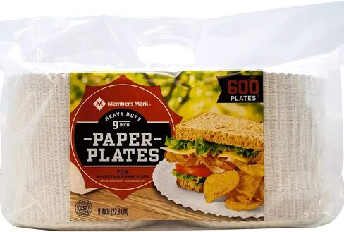 Daily Chef Heavy Duty 9" Paper Plate (600ct.) in Kuwait