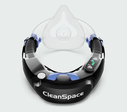 مجموعة عمل CleanSpace® مع نصف قناع معتمد من NIOSH، ونظام تنفس خفيف الوزن وقابل لإعادة الاستخدام مع مرشح HEPA in Kuwait