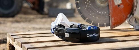 مجموعة عمل CleanSpace® مع نصف قناع معتمد من NIOSH، ونظام تنفس خفيف الوزن وقابل لإعادة الاستخدام مع مرشح HEPA in Kuwait