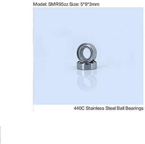 SMR95ZZ Miniature Deep Groove Ball Bearing ABEC-1 Stainless Steel Bearings Shielded SMR95Z SMR95 Z ZZ 5 * 9 3 mm in Kuwait