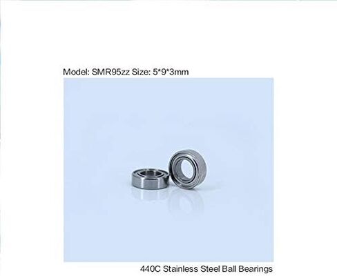 SMR95ZZ Miniature Deep Groove Ball Bearing ABEC-1 Stainless Steel Bearings Shielded SMR95Z SMR95 Z ZZ 5 * 9 3 mm in Kuwait