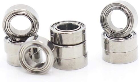 MR74ZZ MR74 - ZZ Z Bearing ABEC-5 4X7X2.5 mm محامل كروية مصغرة L-740ZZ للمحور SCX10 II in Kuwait