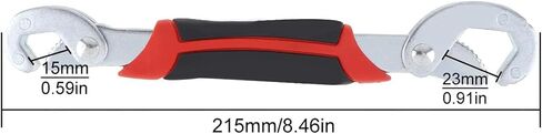 Multi Functional Dual Head Wrench Adjustable Hand Tool for DIY Plumbing Repairs and Household Projects in Kuwait
