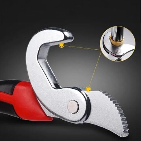 Multi Functional Dual Head Wrench Adjustable Hand Tool for DIY Plumbing Repairs and Household Projects in Kuwait