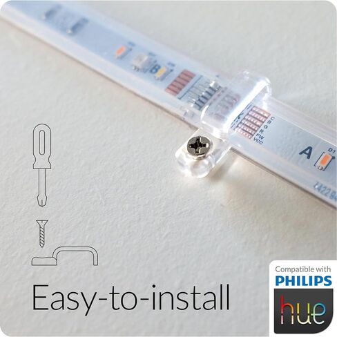 مشبك تثبيت لشريط الإضاءة من Litcessory لشريط الإضاءة Philips HUE in Kuwait