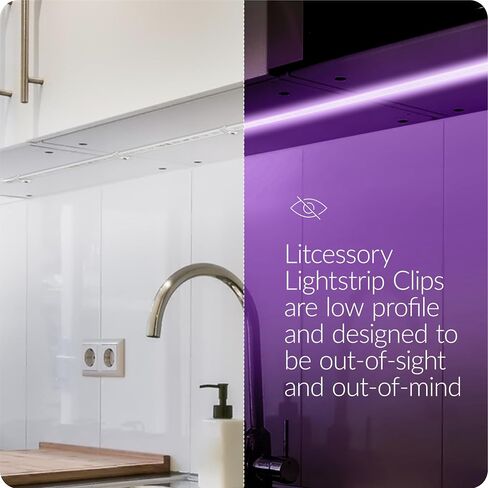 مشبك تثبيت لشريط الإضاءة من Litcessory لشريط الإضاءة Philips HUE in Kuwait