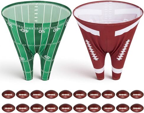 لعبة Granny Pants Yard، لعبة البيسبول لكرة القدم في الهواء الطلق مع كرات متينة عالية الارتداد مقاس 2.5 سم، لا حاجة للنفخ، مقاومة للرياح للفناء الخلفي ولم شمل الأسرة وعيد الفصح in Kuwait