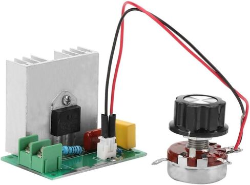 AC 0-220V 4000W Motor Speed Controller – 40A SCR Voltage Regulator for Electric Furnaces, Dimmers and Small Motors in Kuwait