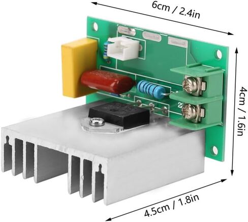 AC 0-220V 4000W Motor Speed Controller – 40A SCR Voltage Regulator for Electric Furnaces, Dimmers and Small Motors in Kuwait