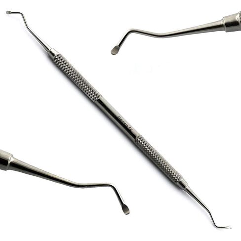 SurgiMac Spoon Excavator #38/39، نهاية مزدوجة، أطراف مستديرة، أداة طب الأسنان لأطباء الأسنان in Kuwait