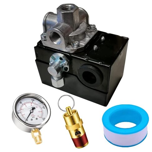 034-0107 مفتاح الضغط مع صمام التفريغ والرافعة 034-0107 0340107 متوافق مع كولمان مع مقياس ضغط 200 رطل لكل بوصة مربعة in Kuwait