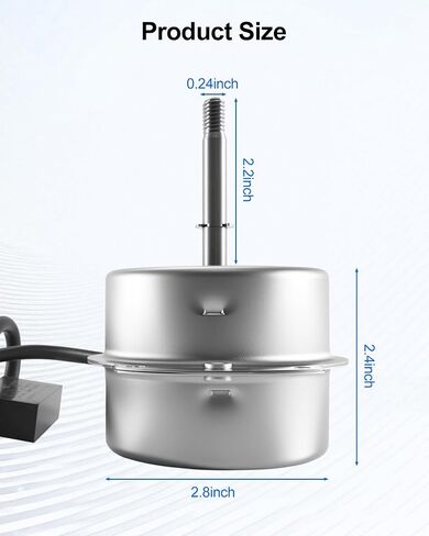 استبدال محرك مروحة عادم الحمام FFV3700297S متوافق مع FV-08VQ3 FV-11VQ3 FV11VH2 FV11VHL2 ​​FV-LP003، يستبدل FFV3700175S، 120 فولت 1750 دورة في الدقيقة محرك مروحة تهوية هادئ in Kuwait