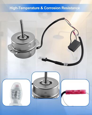 استبدال محرك مروحة عادم الحمام FFV3700297S متوافق مع FV-08VQ3 FV-11VQ3 FV11VH2 FV11VHL2 ​​FV-LP003، يستبدل FFV3700175S، 120 فولت 1750 دورة في الدقيقة محرك مروحة تهوية هادئ in Kuwait
