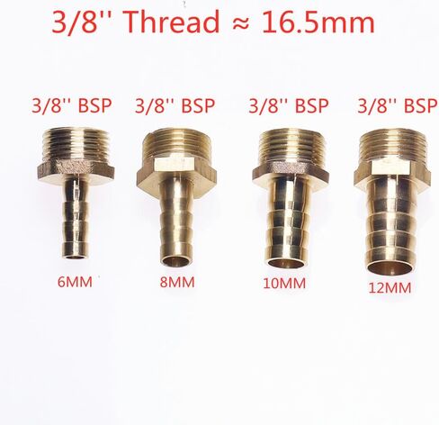 8 مللي متر-12 مللي متر تركيب الأنابيب النحاسية خرطوم الذيل 1/8 "1/4" 1/2 "BSP ذكر موصل مشترك أنبوب نحاس مقرنة ، 1/2" ، 14 مللي متر تركيبات سباكة Bard in Kuwait