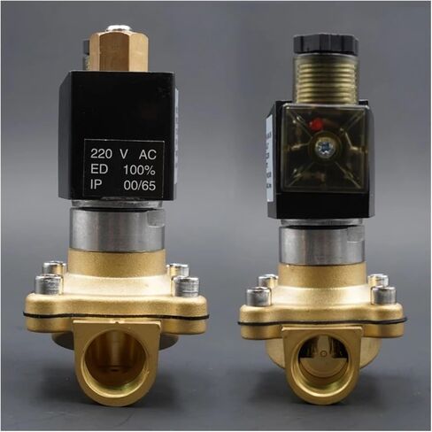 صمام الملف اللولبي 1/4 "3/8" 1/2 "3/4" صمام مفتوح عادة صمام مياه نحاسي 220 فولت 24 فولت (DC24V-EPDM) in Kuwait